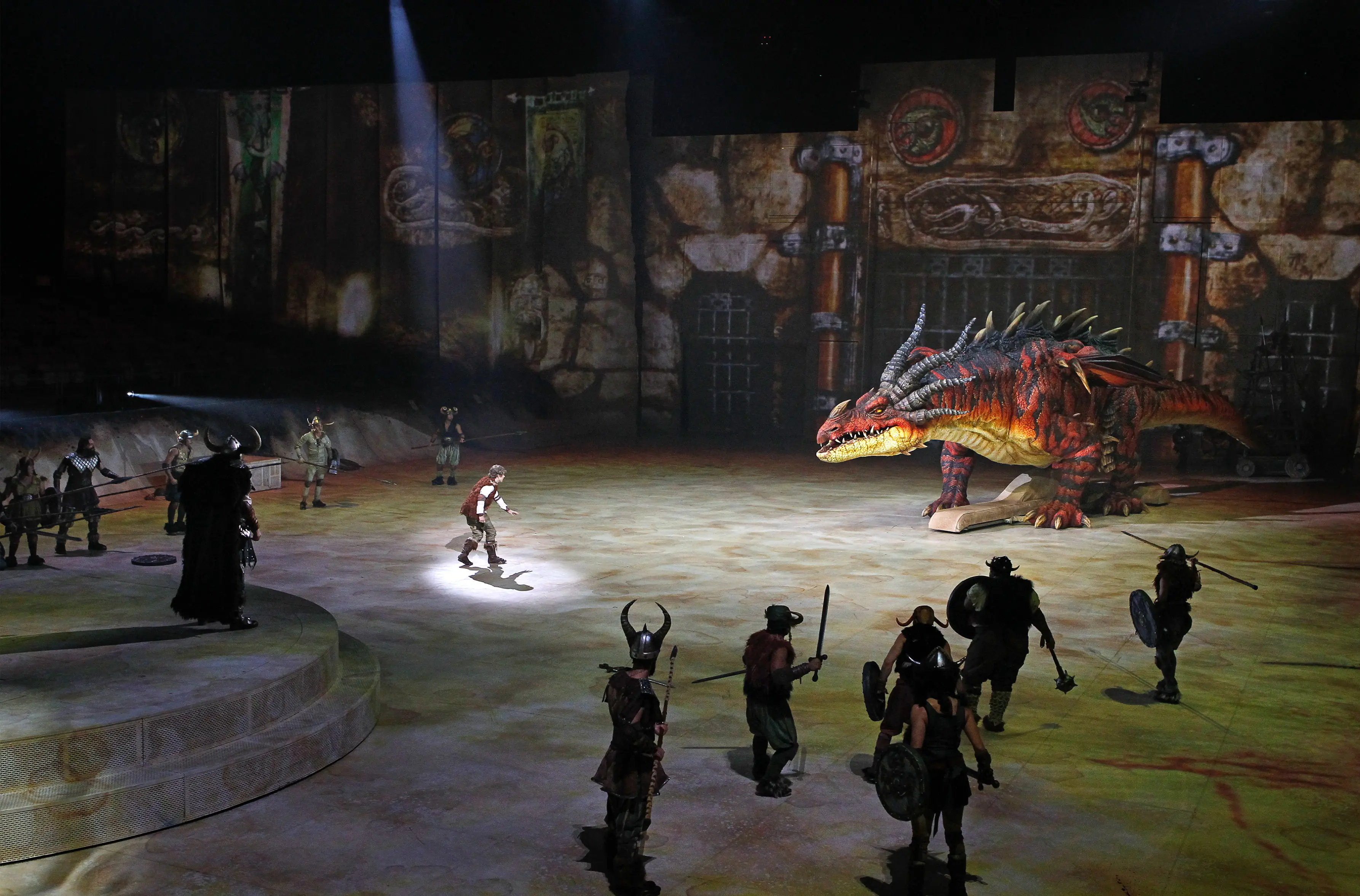 Hiccup and vikings vs Nightmare