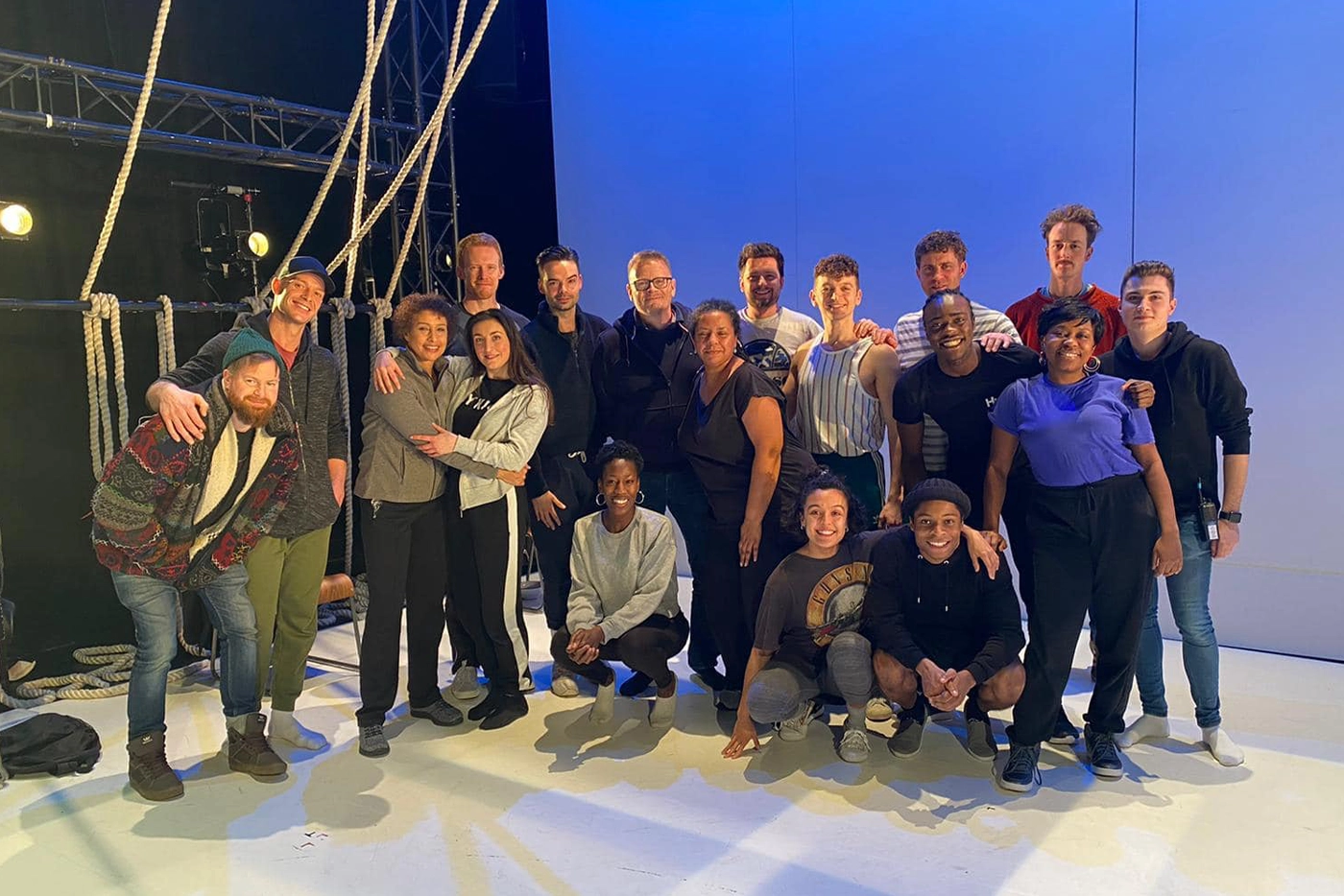 Patrick Ness and the cast of A Monster Calls Play