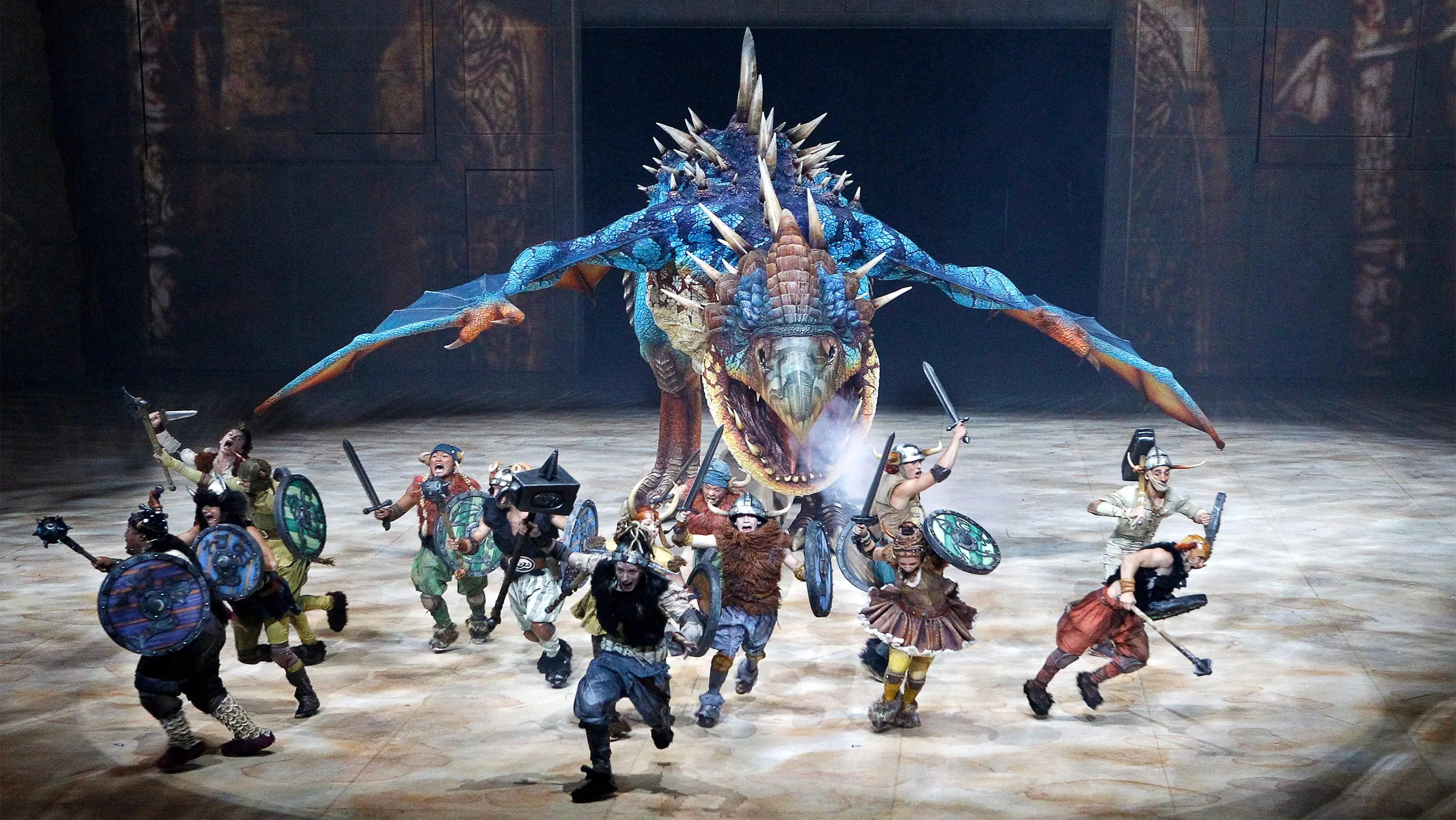 Vikings running from Nadder