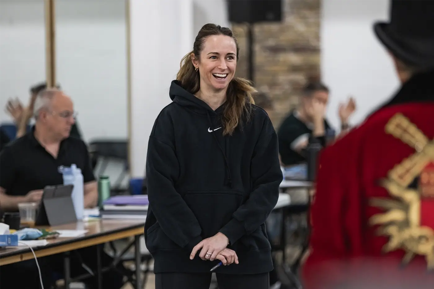 Associate Choreographer Dani Bilios during rehearsals of the Moulin Rouge! The Musical World Tour.