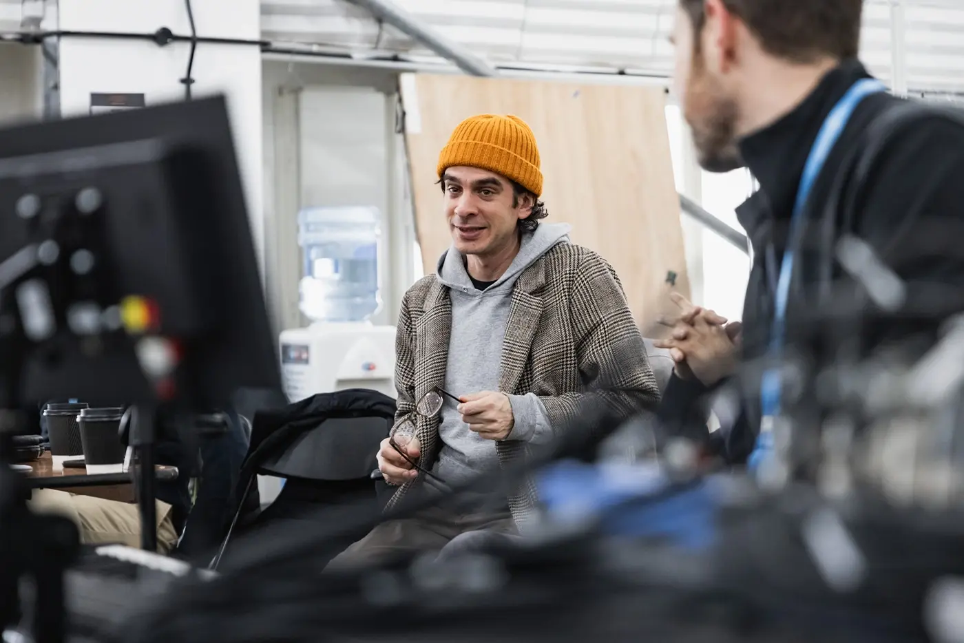 Justin Levine during rehearsals of the Moulin Rouge! The Musical World Tour.