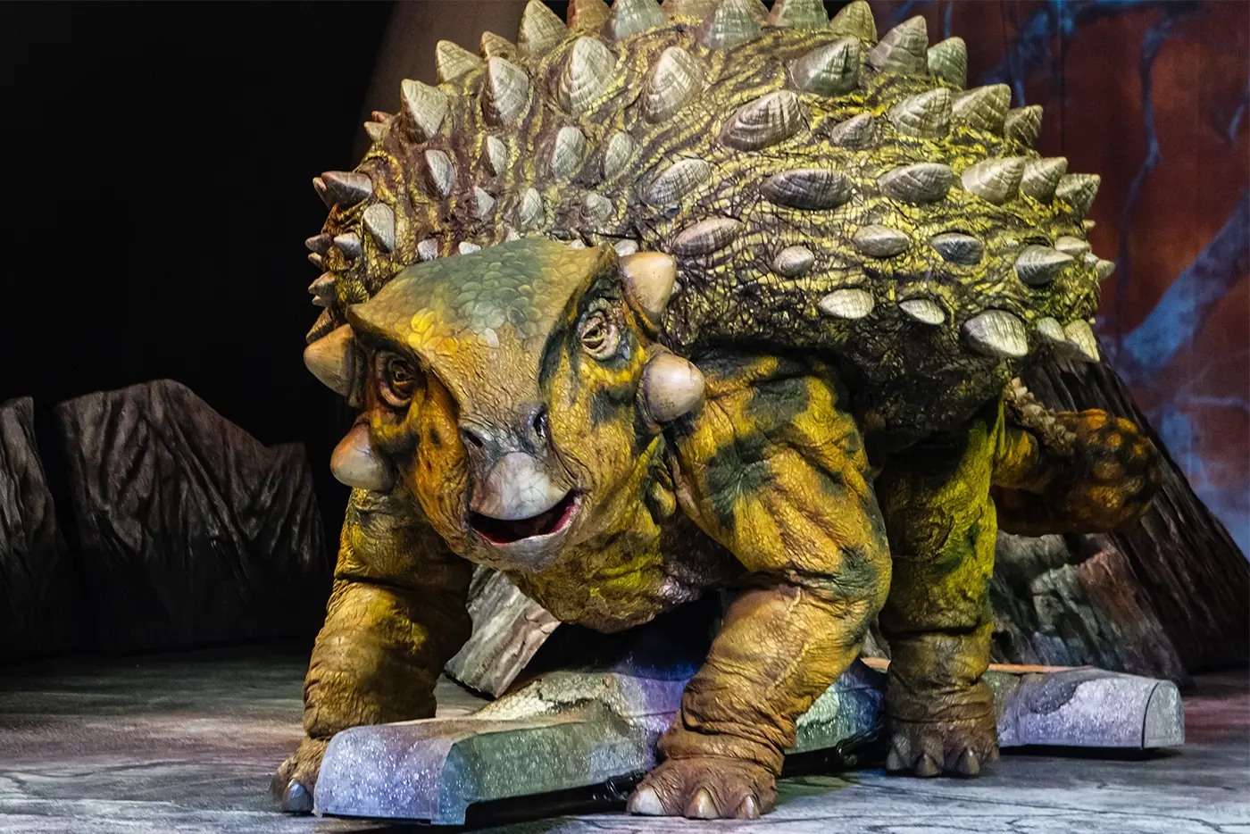 Walking With Dinosaurs Arena Spectacular Tour puppet on stage