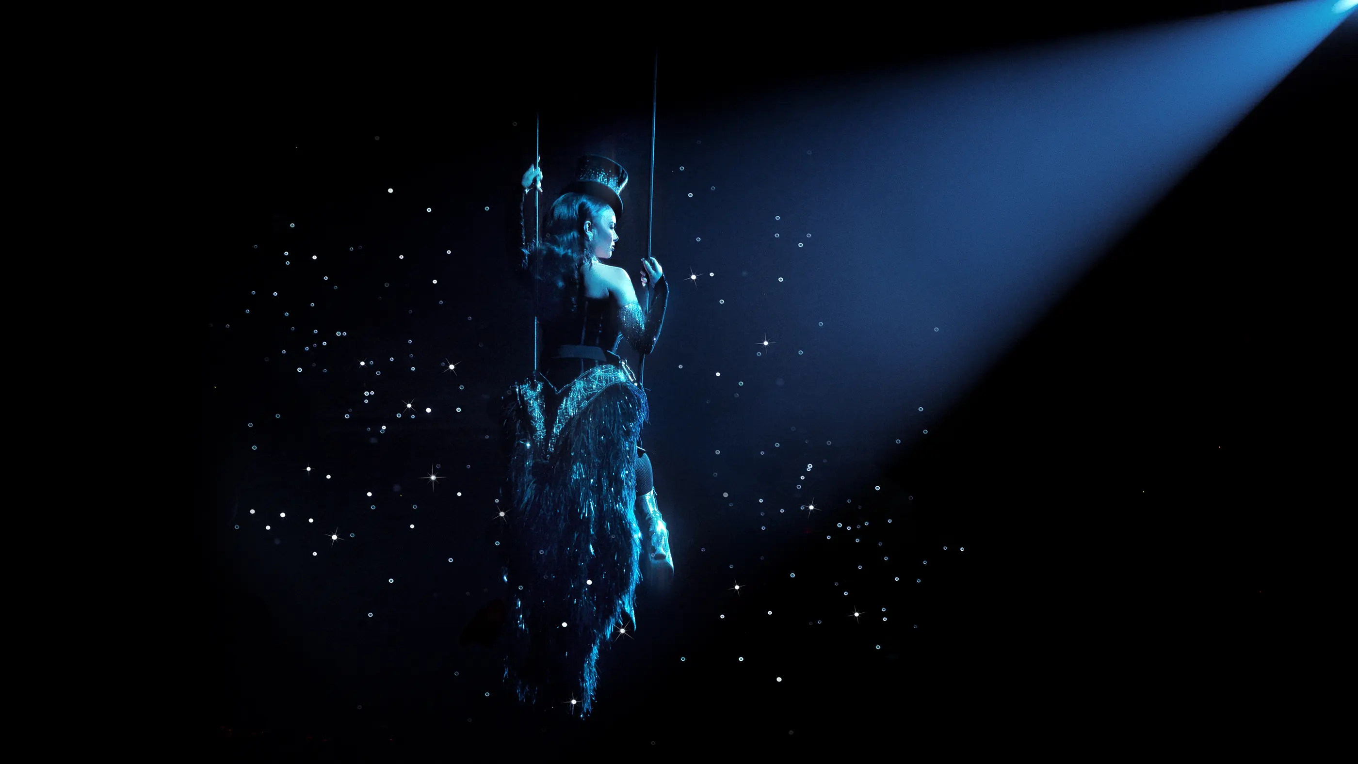 Alinta Chidzey as Satine in Moulin Rouge! The Musical Australia during 'The Sparkling Diamond'