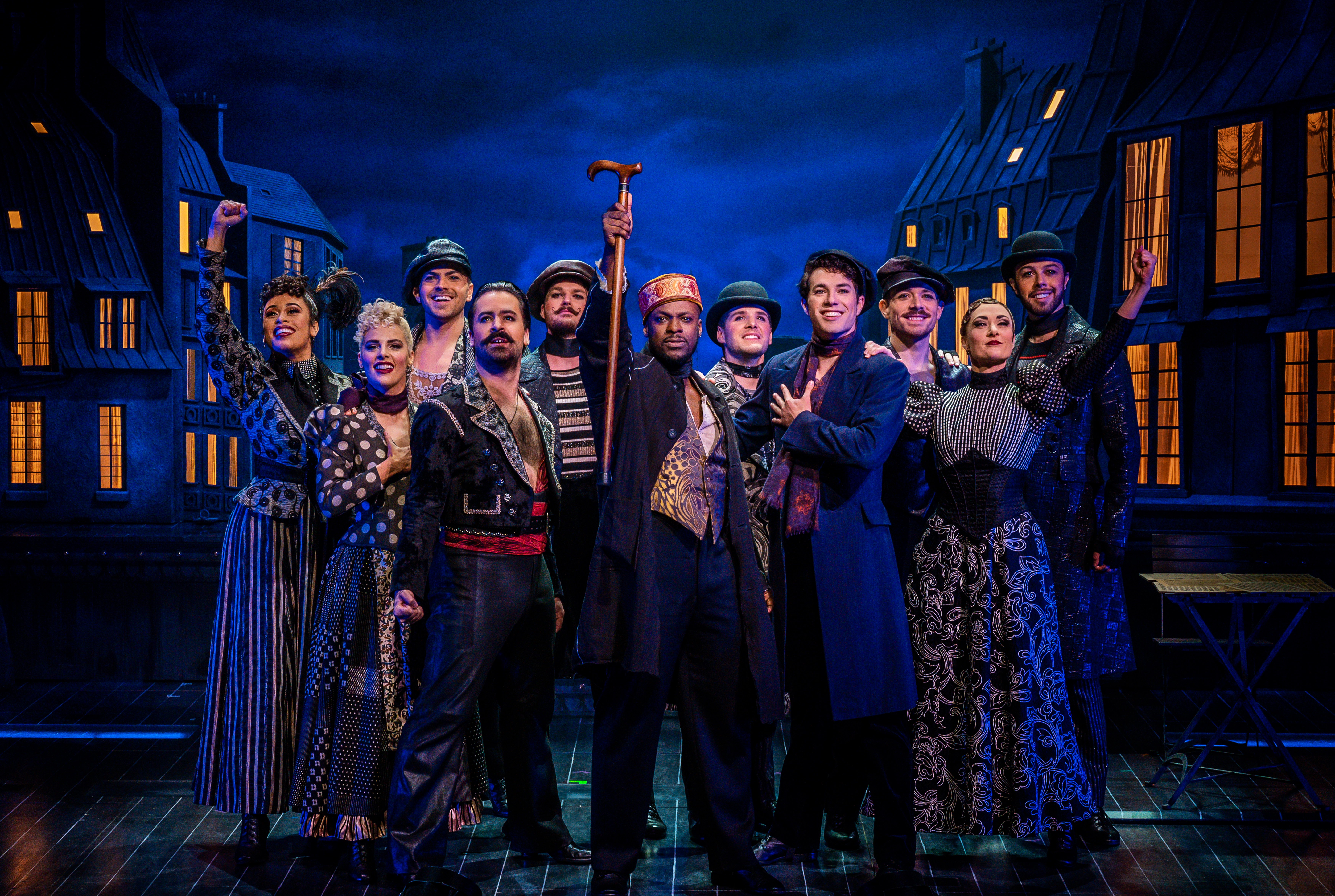 Tim Omaji as Toulouse-Lautrec in Moulin Rouge! The Musical